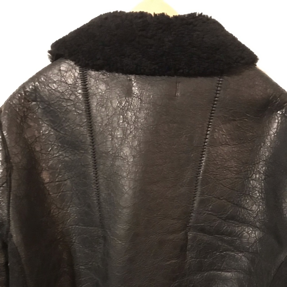 Leather Sherling Jacket